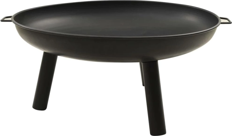 metalen tuinvuurplaats zwart