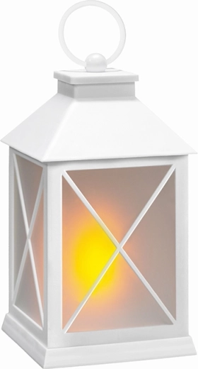 Solight witte LED-kerstlantaarn met timer