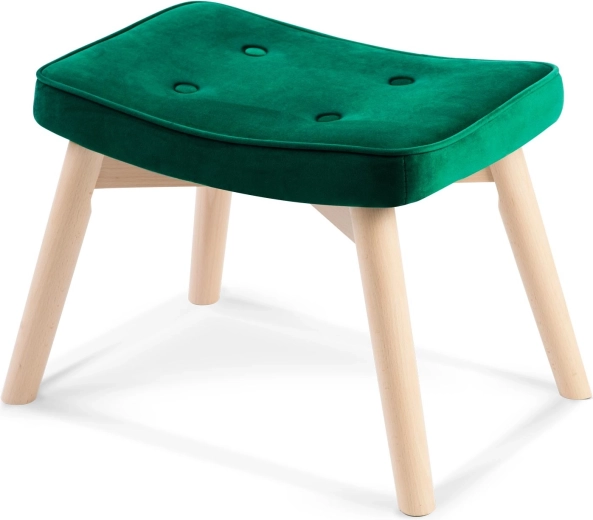 Voetenbank voor fauteuil Norse Sofotel in donkergroen