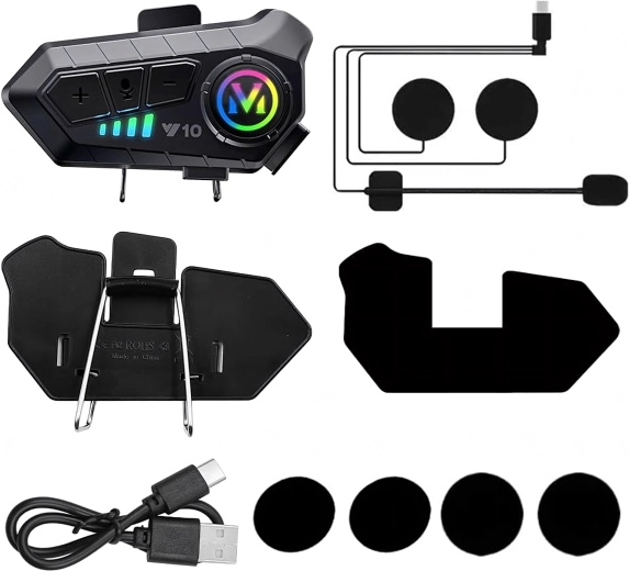 Bluetooth-headset voor motorhelmen 5.3