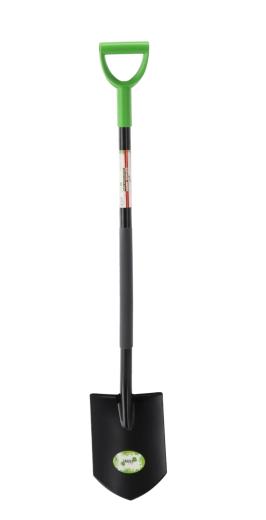 Scherpe tuinschep met sterke stalen steel 120 cm