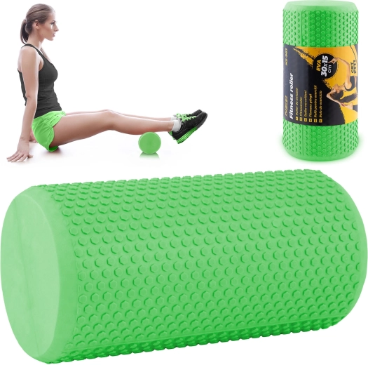 EVA massageschuimroller 30 × 15 cm groen Neo-Sport