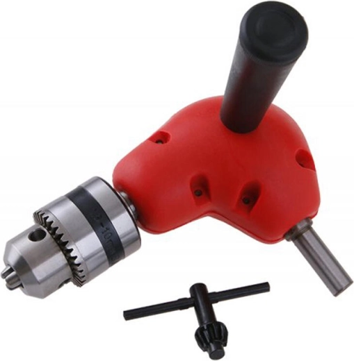Booraanslag 90° met ratel 3/8" en handgreep