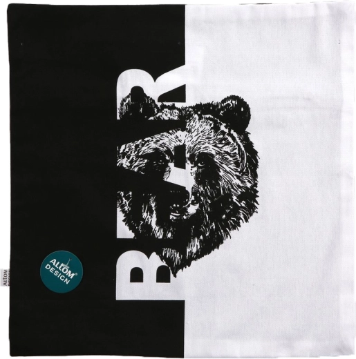 Decoratieve kussensloop 40 × 40 cm wilde dieren Bear