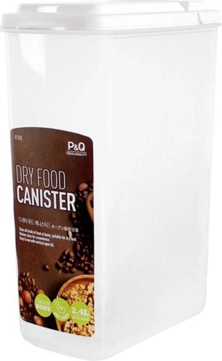 Voedselcontainer met scharnierend doseerdeksel 2400 ml LOCKnLOCK