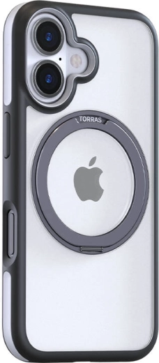 torras ostand r fusion hoesje voor iphone 16 plus zwart