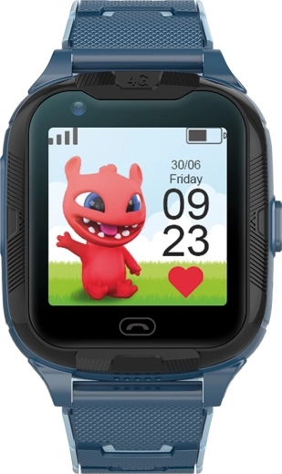Maxlife 4G kinderlijke slimme horloge met GPS en Wi‑Fi blauw