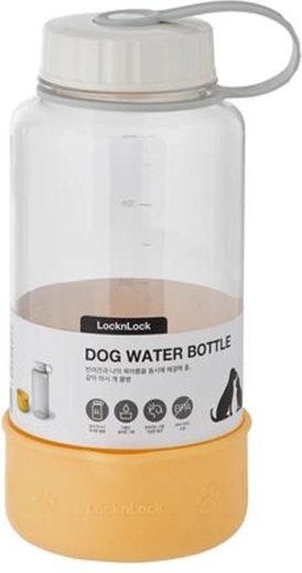 Kunststof waterfles Lock 1 l voor huisdieren