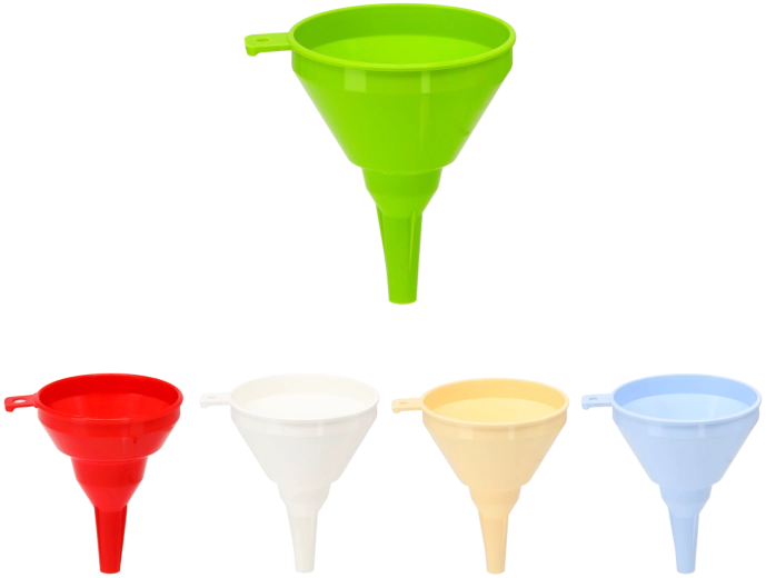 Kleine kunststof keukentrechter 8 cm FLORENTYNA