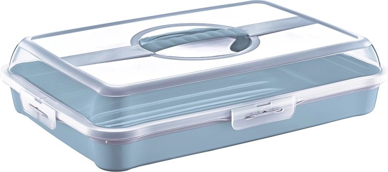 Taart- en gebaksdoos Party-Butler Nordic Blue 43 × 29,5 × 10,5 cm