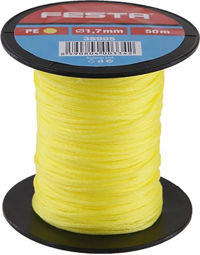 Metskoord FESTA 1,7 mm × 50 m, geel
