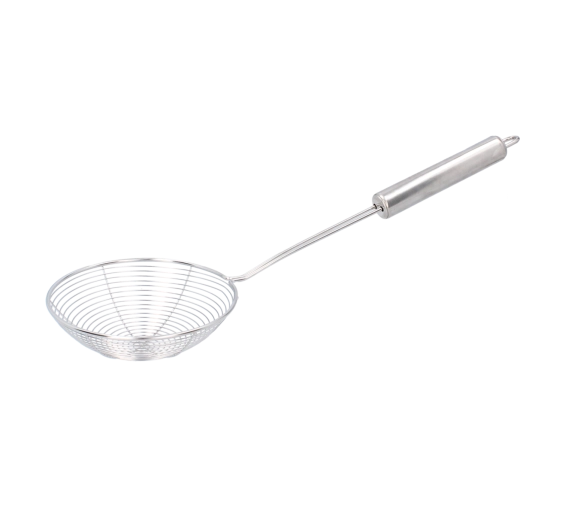 Metalen zeef met handvat 13,5 cm