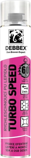 Montage PU-schuim Turbo Speed 750 ml – snelhardend
