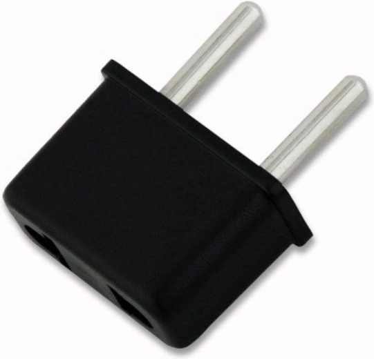 Adapter van USA- naar EU-stopcontact - 1 stuk