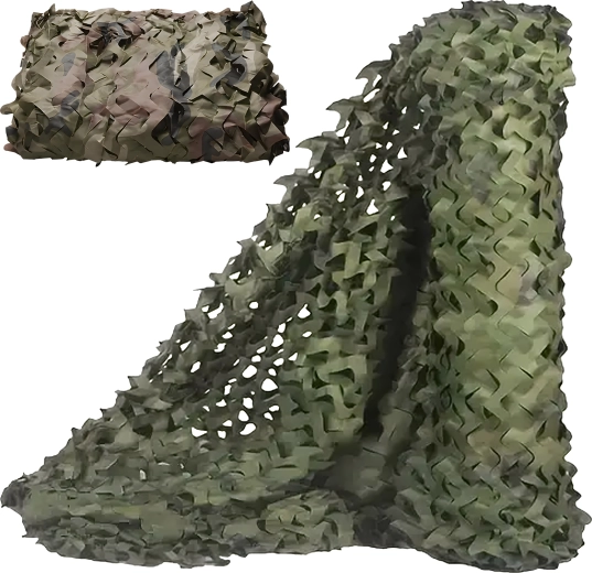 Militair camouflagenet moro 2 × 2 m voor balkon (schaduwdoek) - 1 stuk