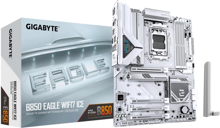 Gigabyte B850 EAGLE WF7 ICE-moederbord