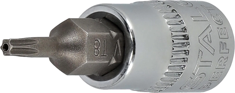 Dop 1/4" met HEX-bit 3 mm Stalco