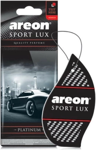 Areon Sport Lux Platinum hangende papieren luchtverfrisser, zwart