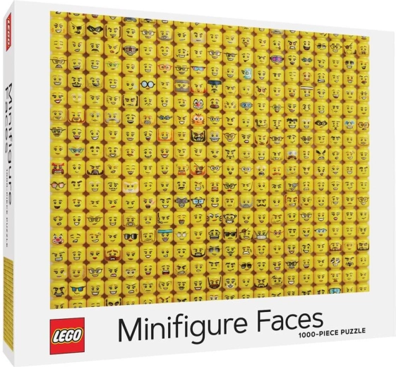 Chronicle Books LEGO gezichten van minifiguren puzzel 1000 stukjes