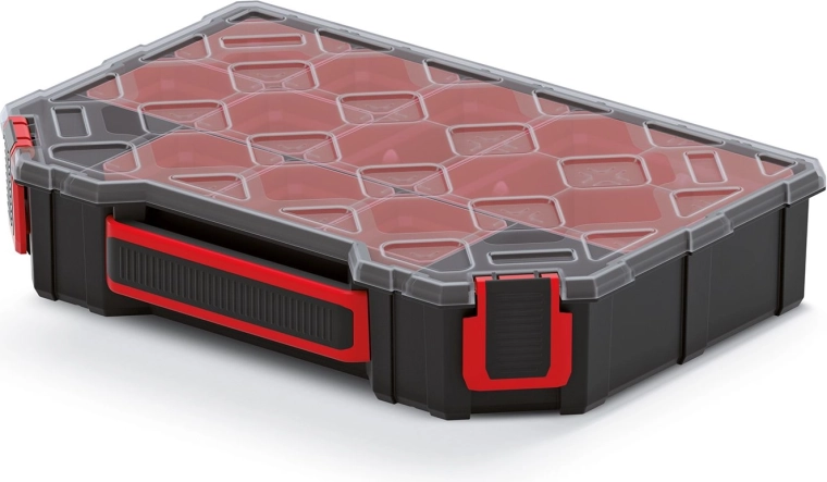 Organizer TAGER met transparant deksel 284 × 195 × 60 mm