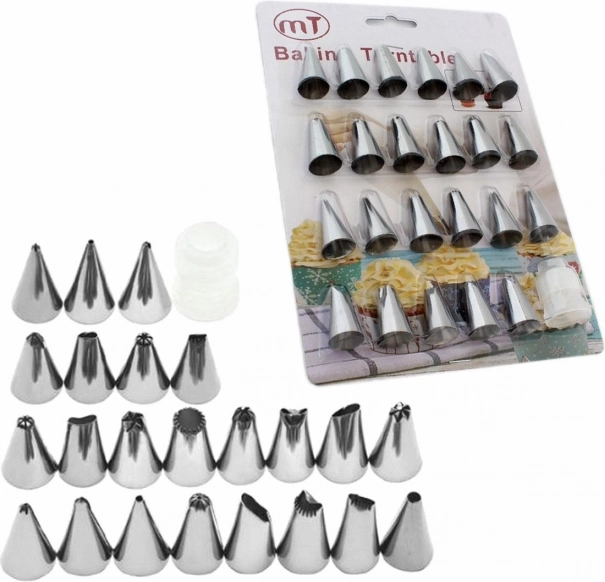 Set van 24 banketbakkersspuitmondjes