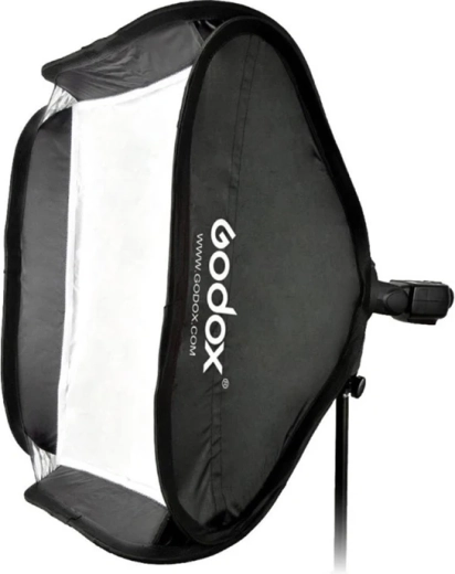 Godox opvouwbare softbox met S-houder en Bowens-aansluiting 60 × 60 cm