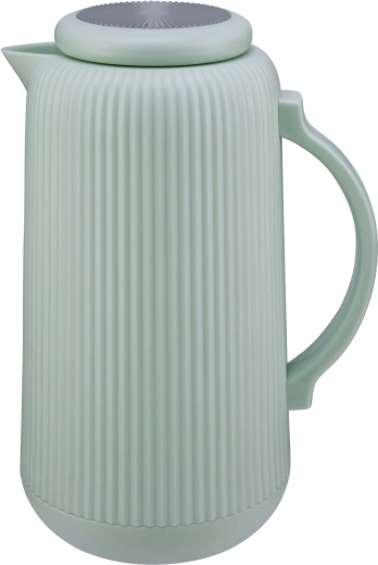 Kunststof thermosfles 1 l, mint