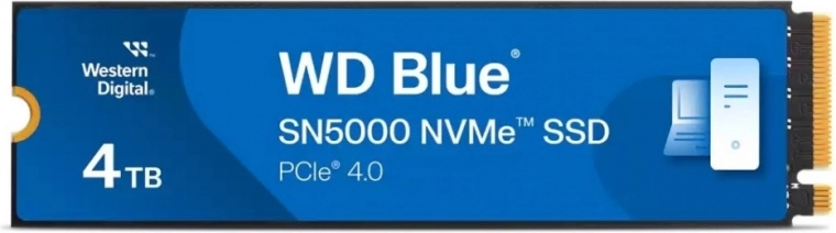 SSD-schijf 4 TB M.2 2280 NVMe PCIe 4.0 Blue SN5000