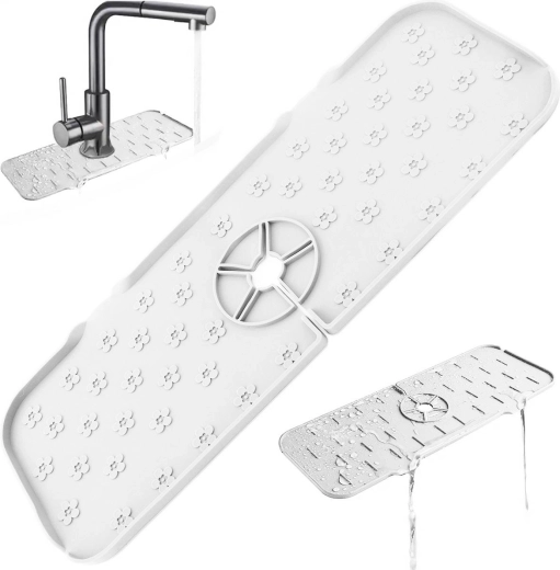 Da24b siliconen mat voor onder de gootsteen wit