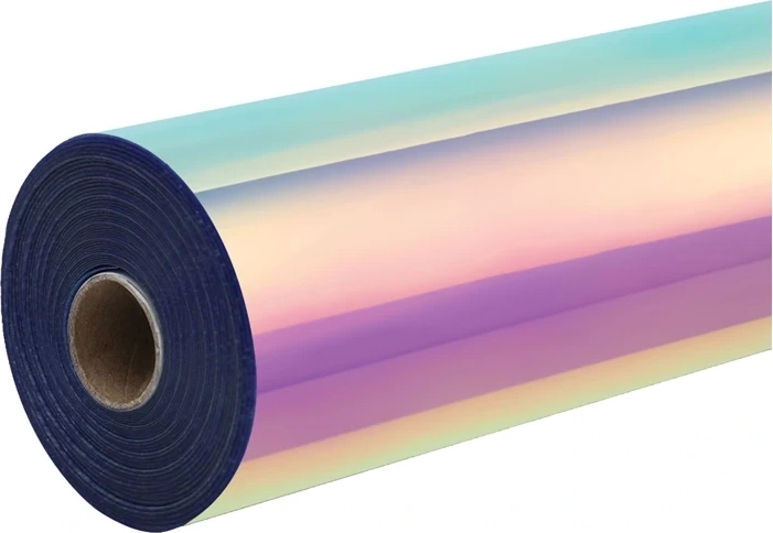 Holografische zelfklevende folie HTVRONT roze 30,5 × 90 cm