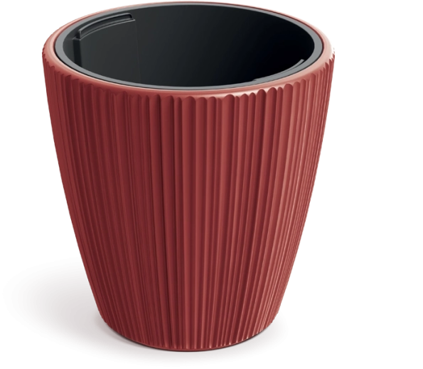 Bloempot ORO 34,9 cm retro rood