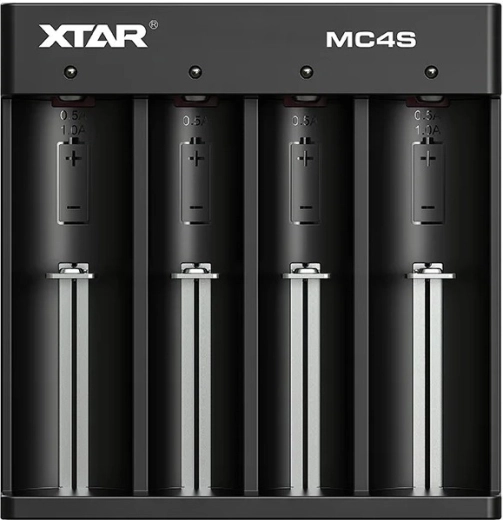 Acculader voor Li-ion- en Ni-MH-accu’s XTAR MC4S - 1 stuk
