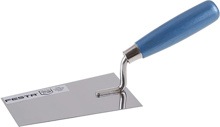 Roestvrijstalen metseltroffel Festa 140 × 82 mm