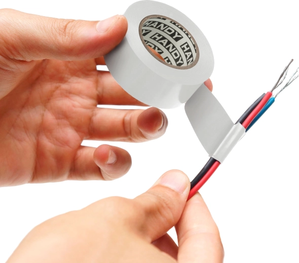 Witte elektrische isolatietape 15 mm × 10 m