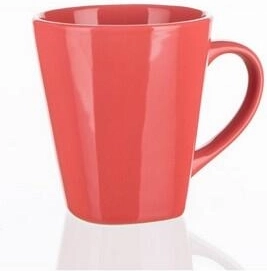 Keramische mok Asymo 180 ml rood
