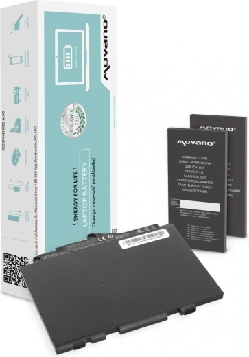 Movano SN03XL-batterij voor HP EliteBook 725 G3 en 820 G3 (2700 mAh, 30 Wh)