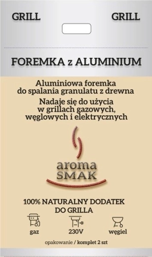 Aluminium vormpjes AROMA SMAK – set van 2 stuks