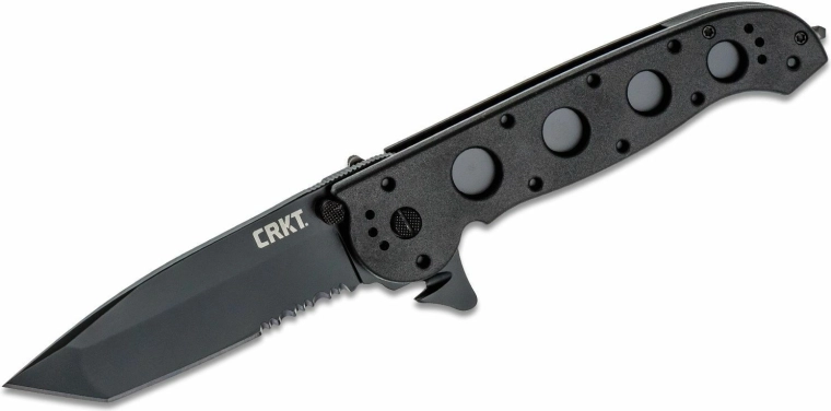 CRKT M16-14ZLEK tactisch vouwmes Tanto Blackout, 9,5 cm, Zytel