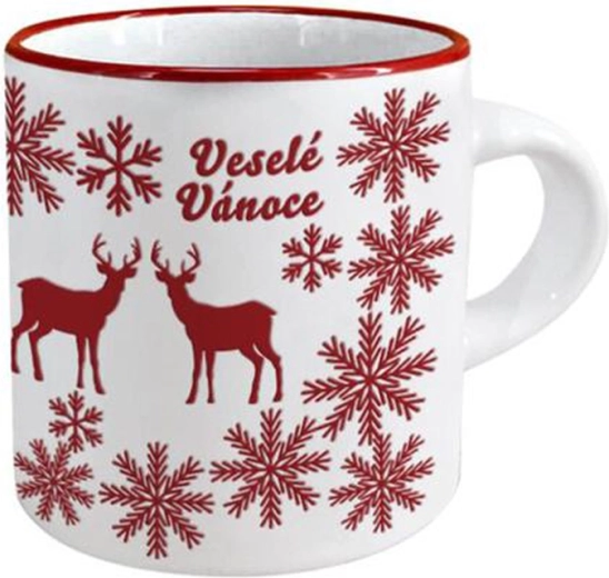 Keramische mok met kerst-rendiermotief 120 ml TORO