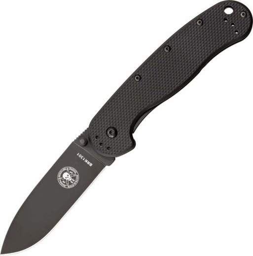ESEE Avispa Black zakmes 8,9 cm, volledig zwart, FRN