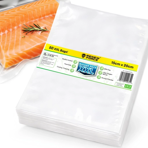 Vacuüm geribbelde zakjes RENEW FORCE 15 × 20 cm, 105 µm - 1 stuk