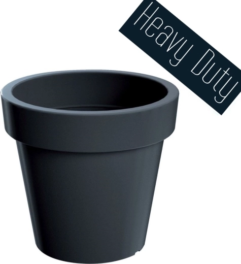 Bloempot Lexo Round 60 cm – antraciet