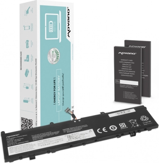 Movano-accu voor Lenovo ThinkPad P1 en X1 Extreme (1e en 2e generatie) 4960 mAh 76 Wh