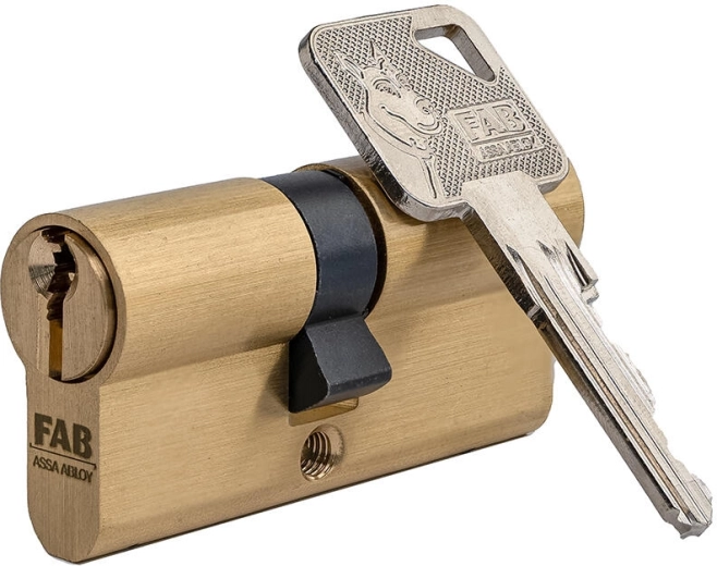 Veiligheidscilinder FAB 3 HOME 30/35, messing, 6 sleutels, veiligheidsklasse 3