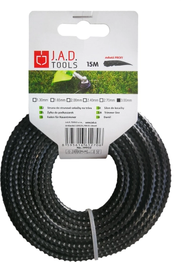 Getande trimmerdraad 3,0 mm, 15 m