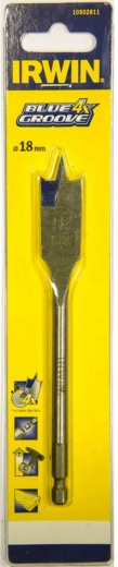 Platte houtboor 18 mm IRWIN BLUE GROOVE