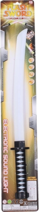 Lichtgevende samoeraizwaard met geluiden 58 cm
