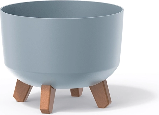 Bloempot op pootjes Gracia Standard 23,5 cm – lichtgrijs
