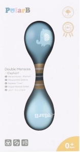 Houten maraca POLARB van VIGA voor kinderen