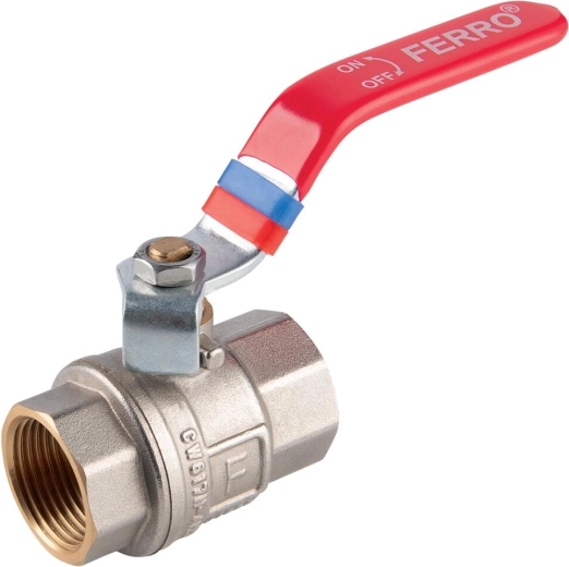 Kogelafsluiter met volle doorlaat met hendel 3/4″ MM